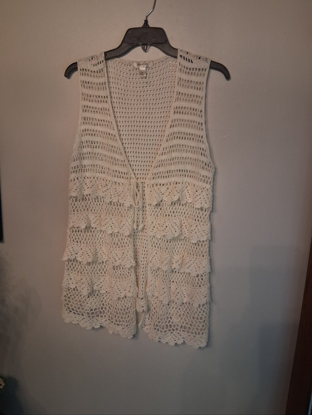 Vintage Dress Barn Crochet Vest
